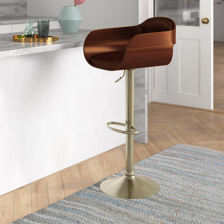 Mercury Row Alfarata Height Adjustable Swivel Bar Stool & Reviews